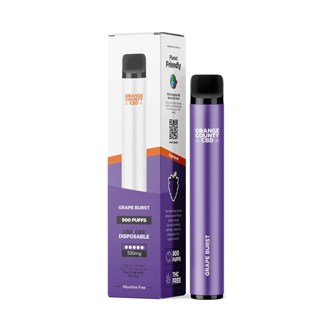 Vape CBD al gusto di uva