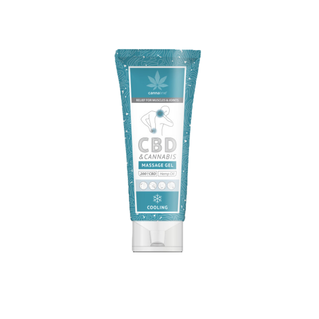 Gel da massaggio rinfrescante al cannabis