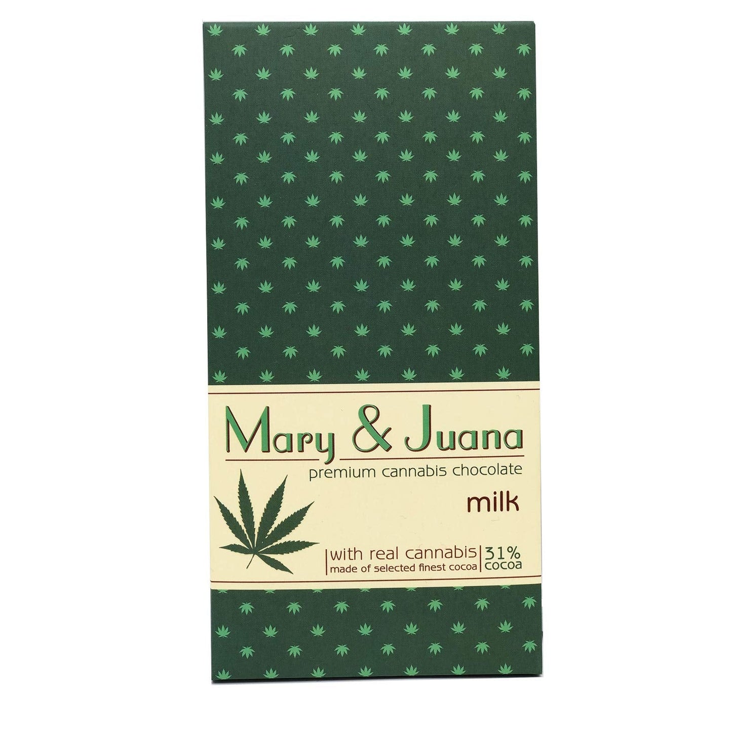 Cioccolato al latte alla cannabis