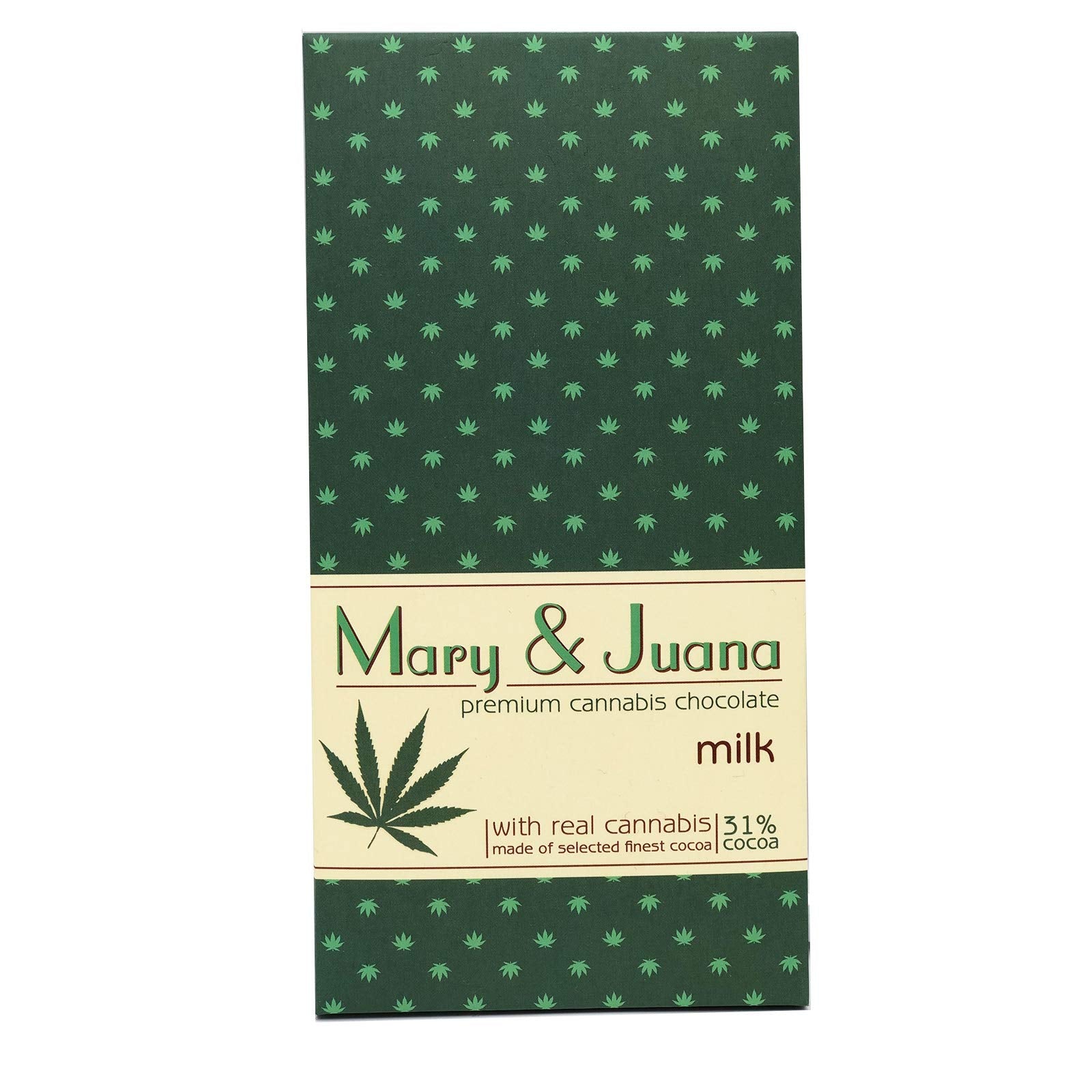 Cioccolato al latte alla cannabis