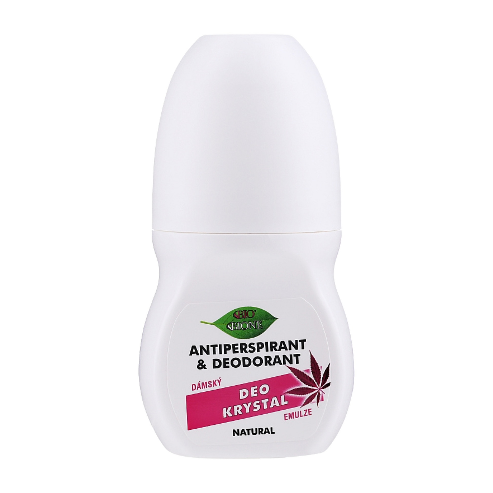 Deodorante naturale roll-on per donne con canapa, 80 ml.