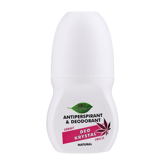 Deodorante naturale roll-on per donne con canapa, 80 ml.