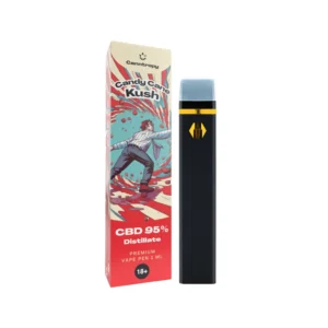 Canntropy CBD Disposable Vape Pen Candy Cane Kush, CBD 95 %, 1 ml