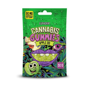 Caramelle vegane alla cannabis con gusto di mela verde – Apple OG