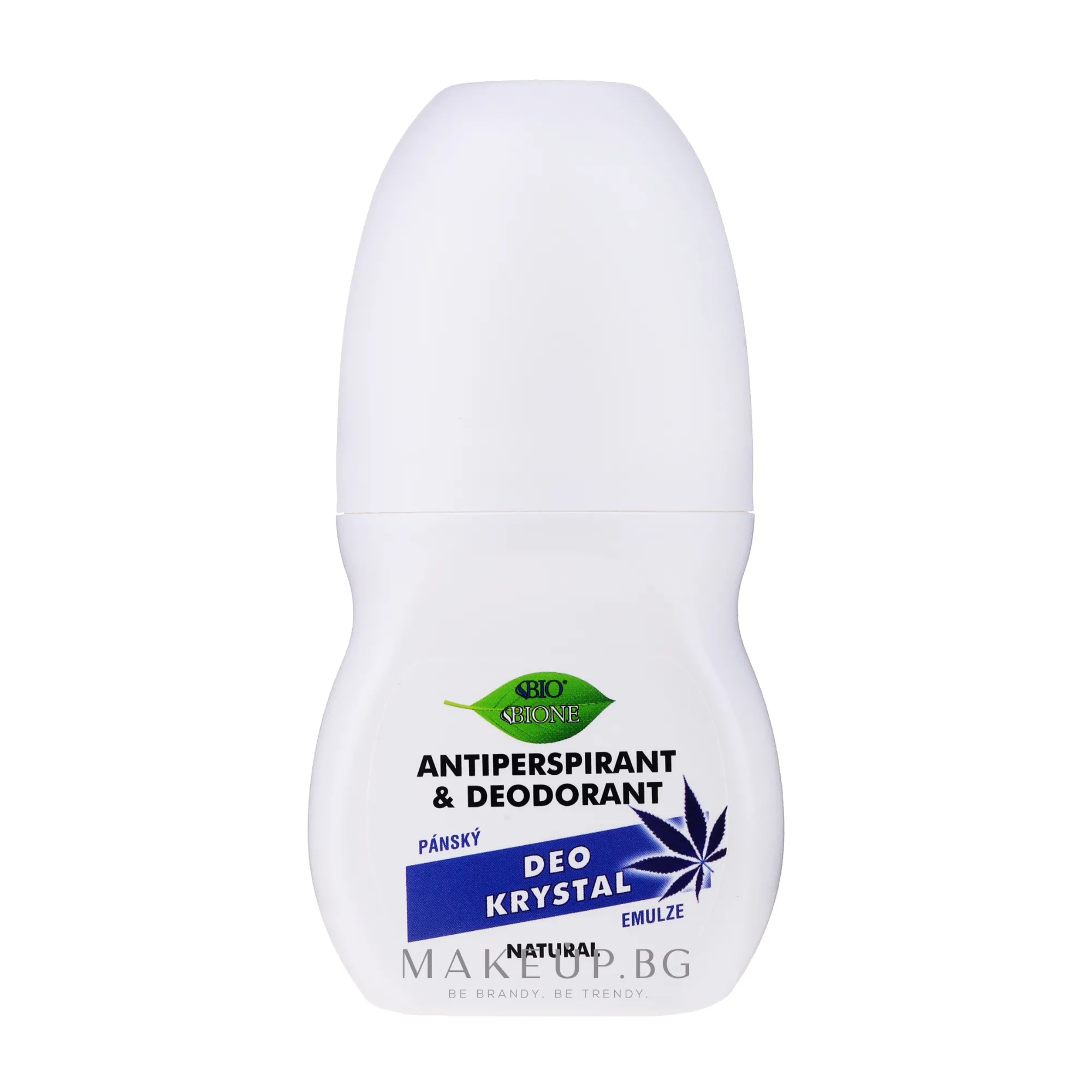 Deodorante roll-on naturale per uomo alla canapa – 80 ml, senza alluminio e parabeni