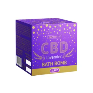 Bombe da bagno Cannaline con CBD e lavanda