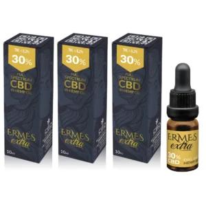 Olio CBD Ermes 30%+30%+30% Combo 9000mg. 30ml. Full Spectrum
