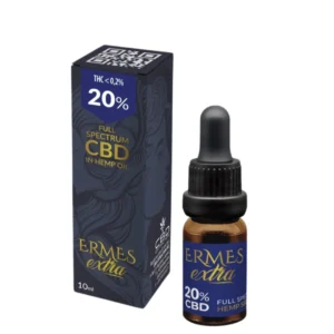 Olio CBD Ermes 20% Olio CBD 2000mg. Cannabidiolo 10ml. Full Spectrum