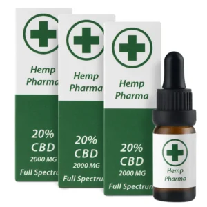 Olio CBD Hemp Pharma 20%+20%+20% 6000 mg 30 ml Full Spectrum
