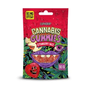 Caramelle vegane alla cannabis con gusto fragola – Strawberry Haze
