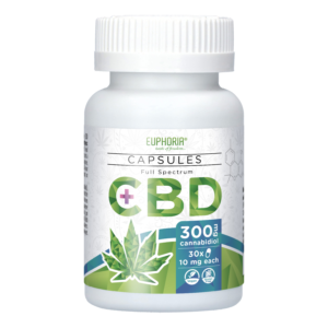 Euphoria Capsule CBD 300mg – CBD a Spettro Completo