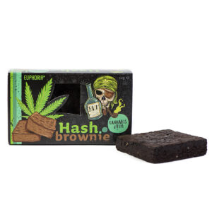 Euphoria Hash Brownie con Cannabis e Rum
