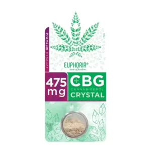Euphoria Pure CBG Crystal 95% – Cristallo CBG puro 475 mg (0,5 g)