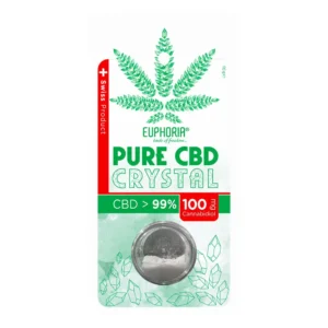 Euphoria Pure CBD Crystal 99% – Cristallo CBD puro 100 mg (0,1 g)