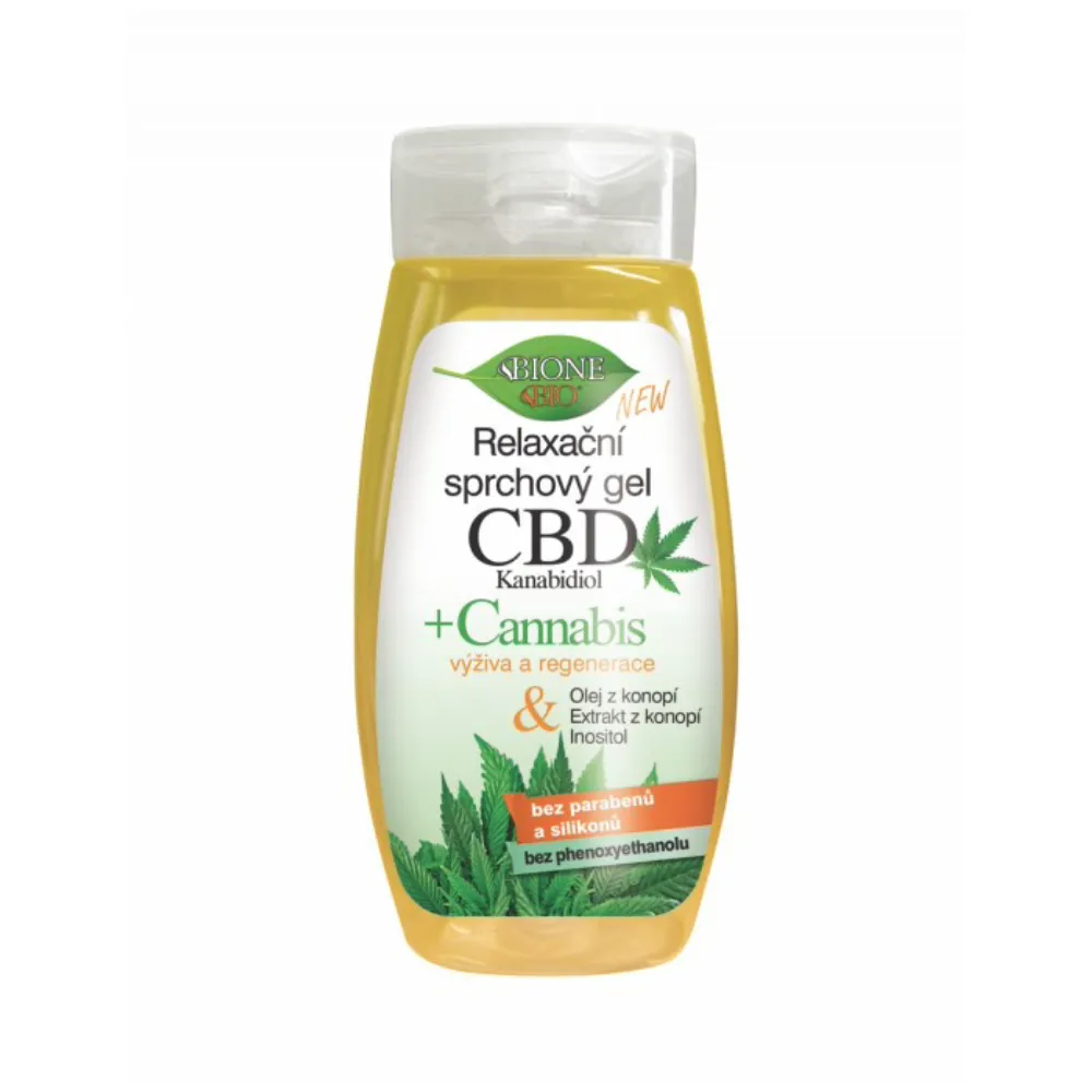 Gel doccia rilassante con CBD - BIONE - 260 ml