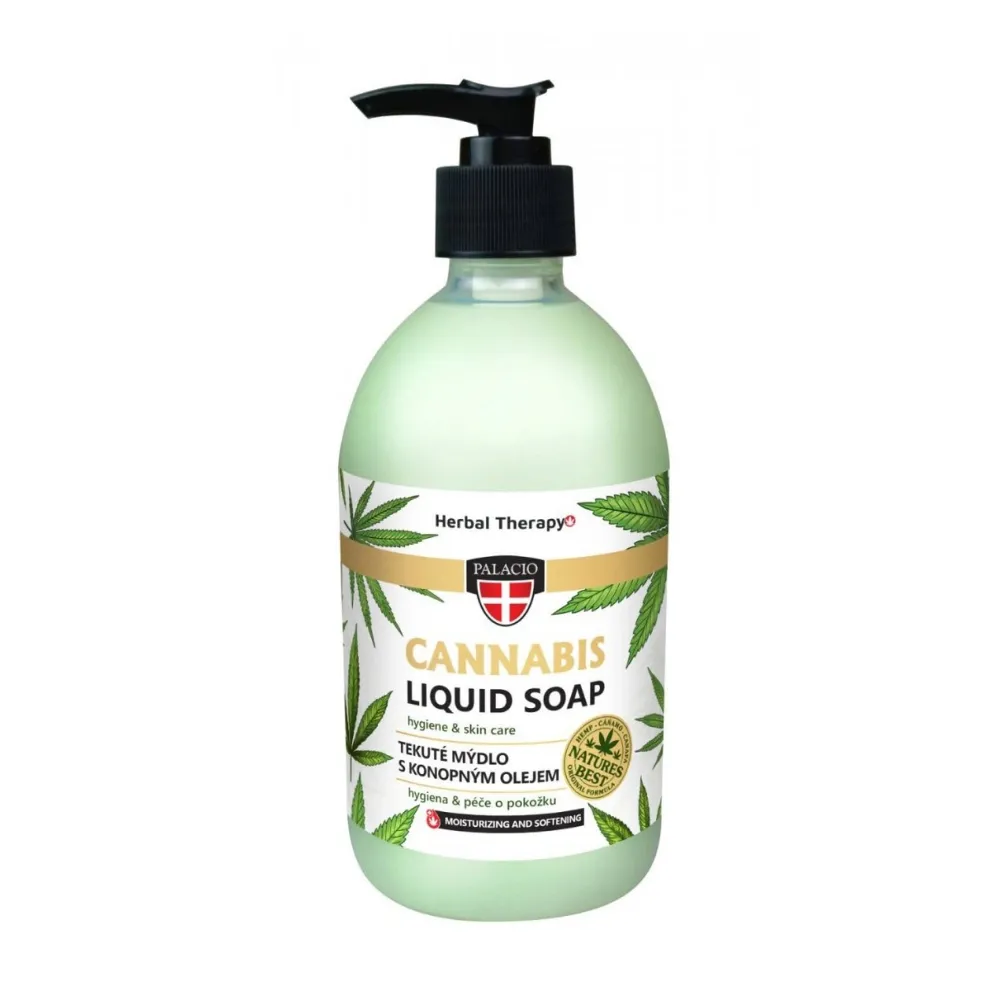 Sapone liquido con olio di canapa 500 ml Palacio Cannabis