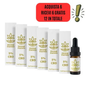 CBD Olio Full Spectrum – Super Combo 6 x 5% (3000mg)