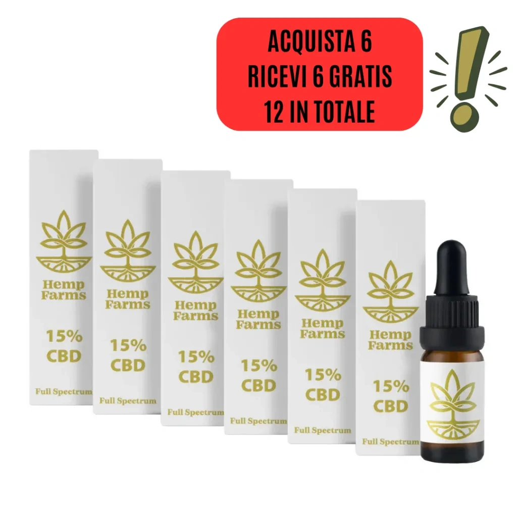 CBD Olio Full Spectrum – Super Combo 6 x 15% (9000mg)