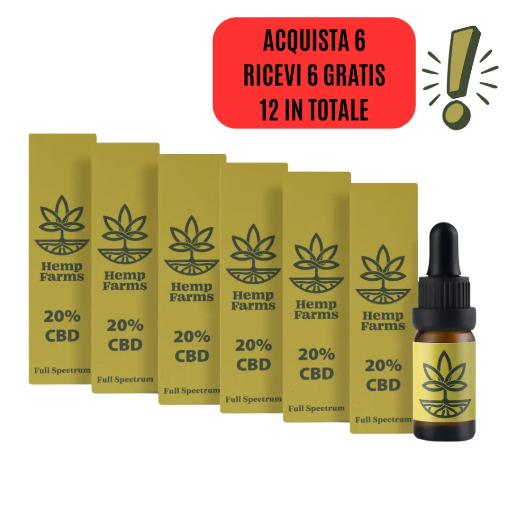 CBD Olio Full Spectrum – Super Combo 6 x 20% (12000mg)