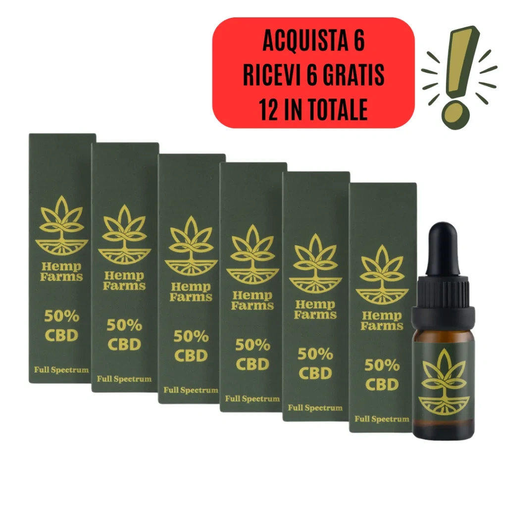 CBD Olio Full Spectrum – Super Combo 6 x 50% (30000mg)