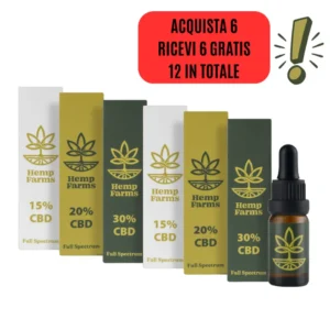CBD Olio Super Combo – (2 x 15%) + (2 x 20%) + (2 x 30%)