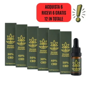 CBD Olio Super Combo – (2 x 30%) + (2 x 40%) + (2 x 50%)