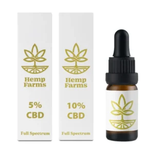 Olio CBD Hemp Farms 5%+10% Full Spectrum per animali